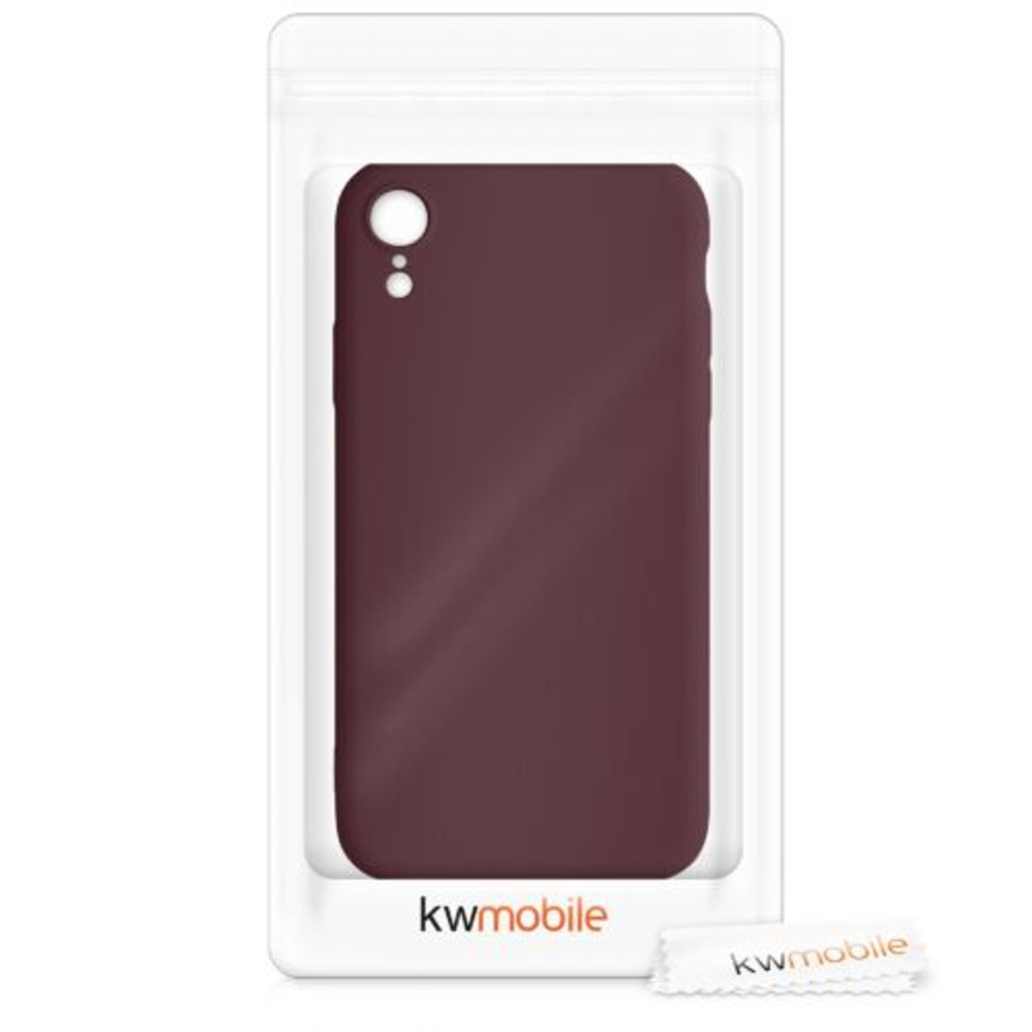 Husa pentru iPhone XR, Silicon, Violet, 49983.190 fotografia produsului View 8 L