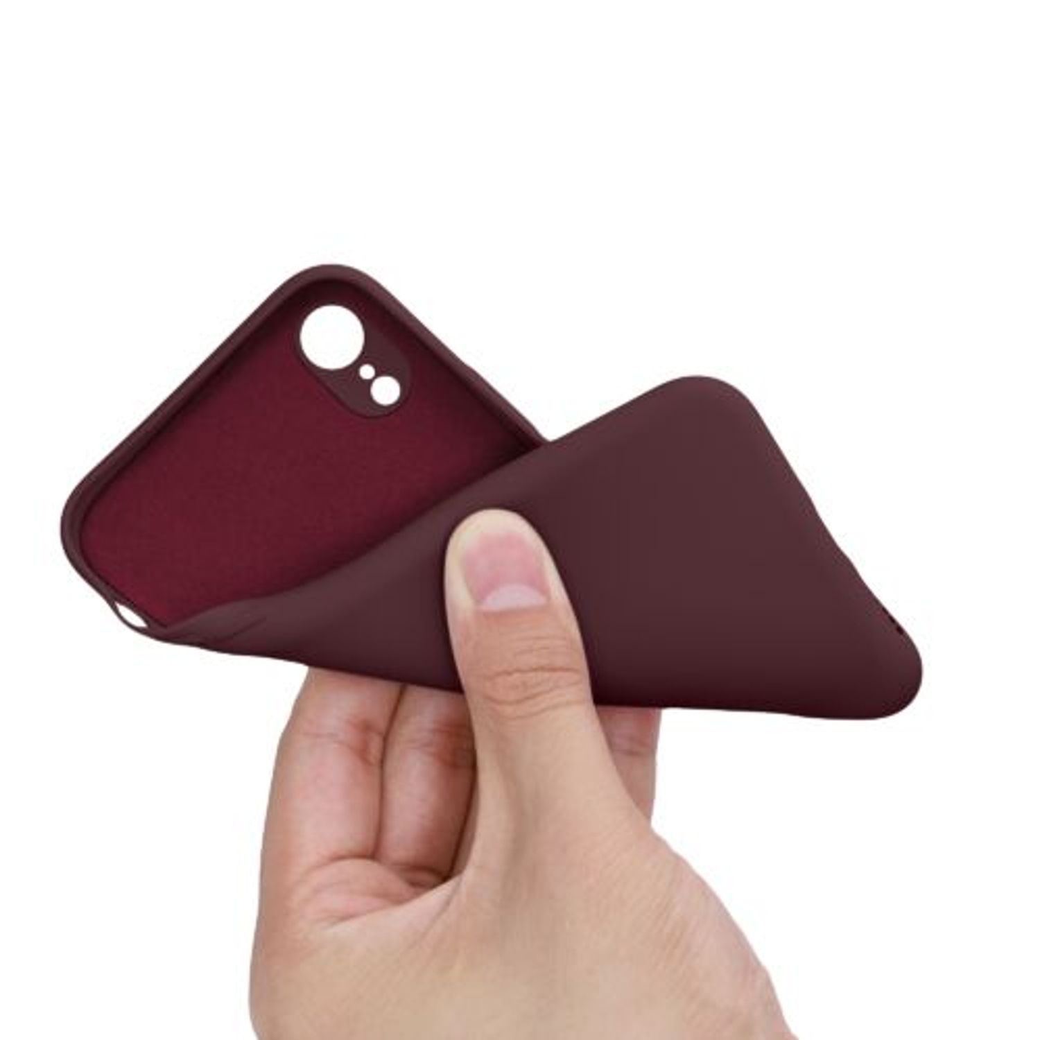 Husa pentru iPhone XR, Silicon, Violet, 49983.190 fotografia produsului View 9 L