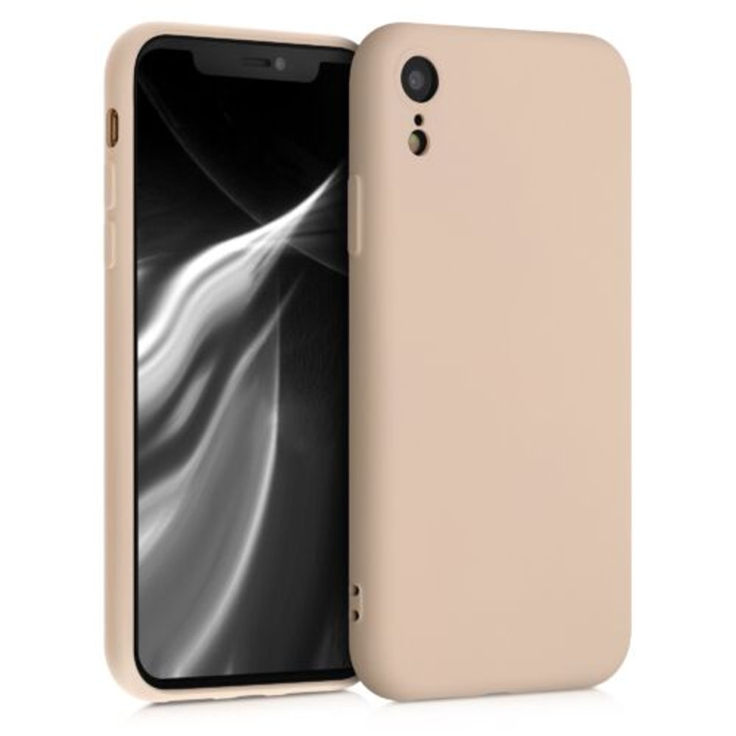 Husa pentru Apple iPhone XR, Silicon, Crem, 49983.154 fotografia produsului