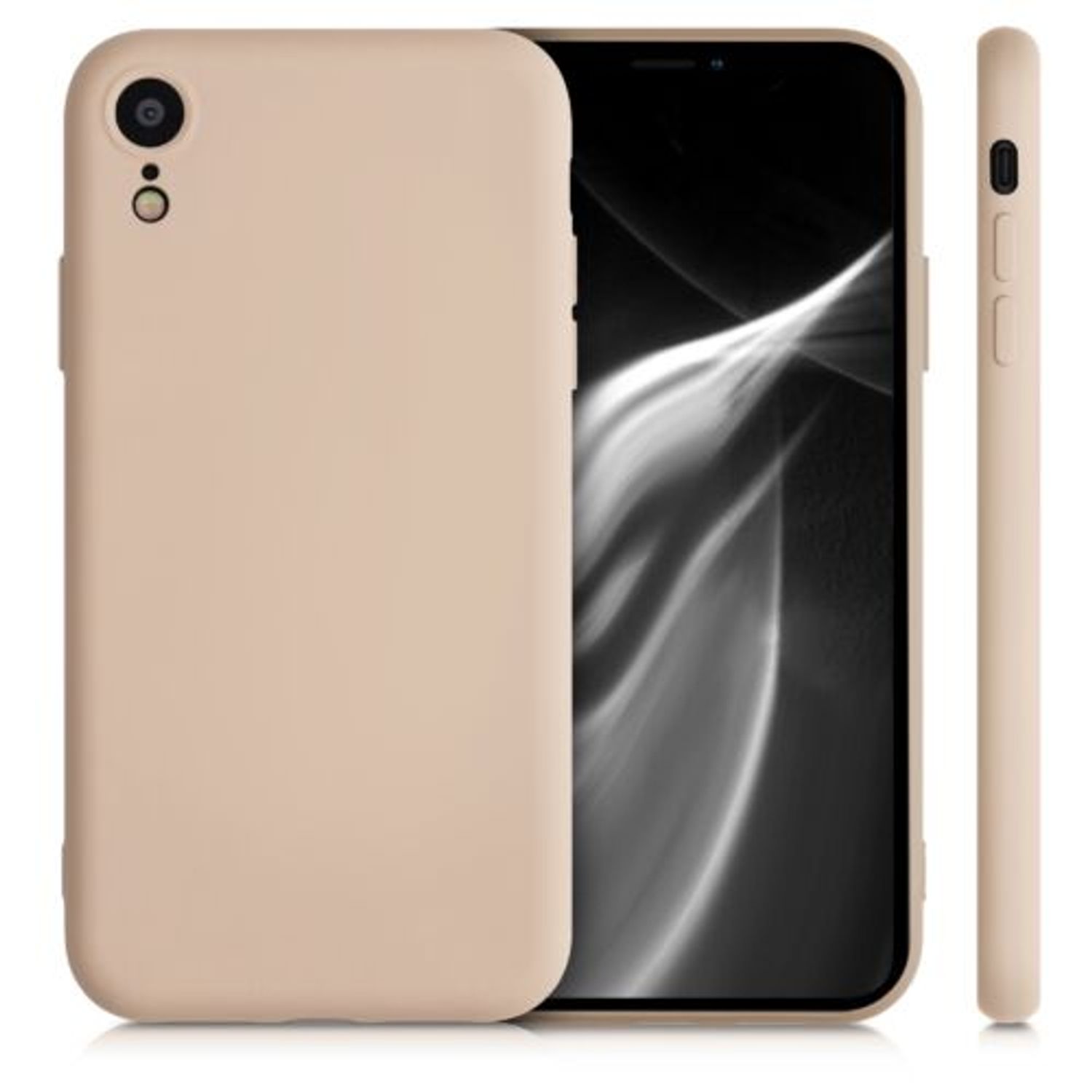 Husa pentru Apple iPhone XR, Silicon, Crem, 49983.154 fotografia produsului View 2 L