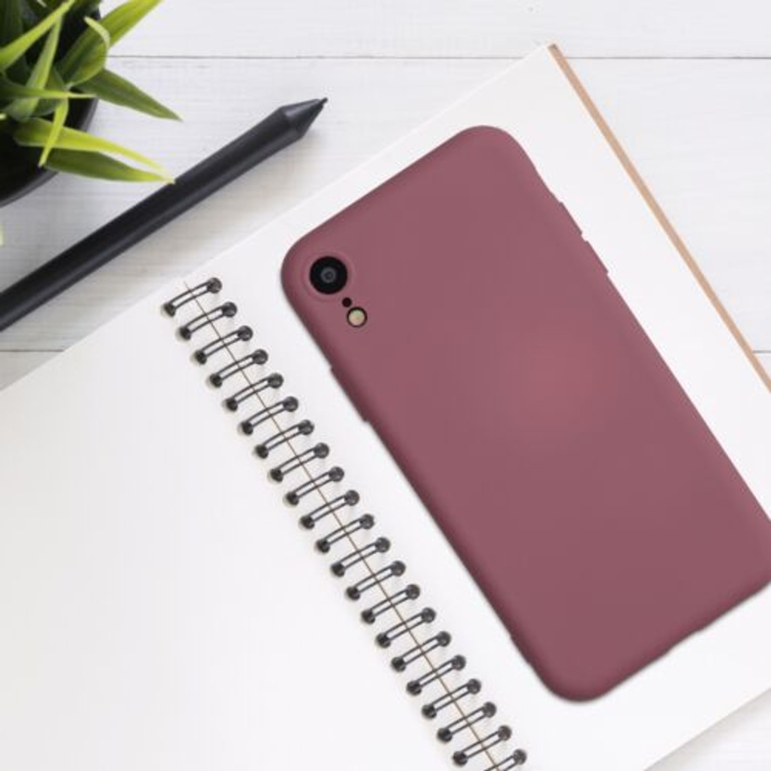 Husa pentru Apple iPhone XR, Silicon, Roz, 49983.167 fotografia produsului View 4 L