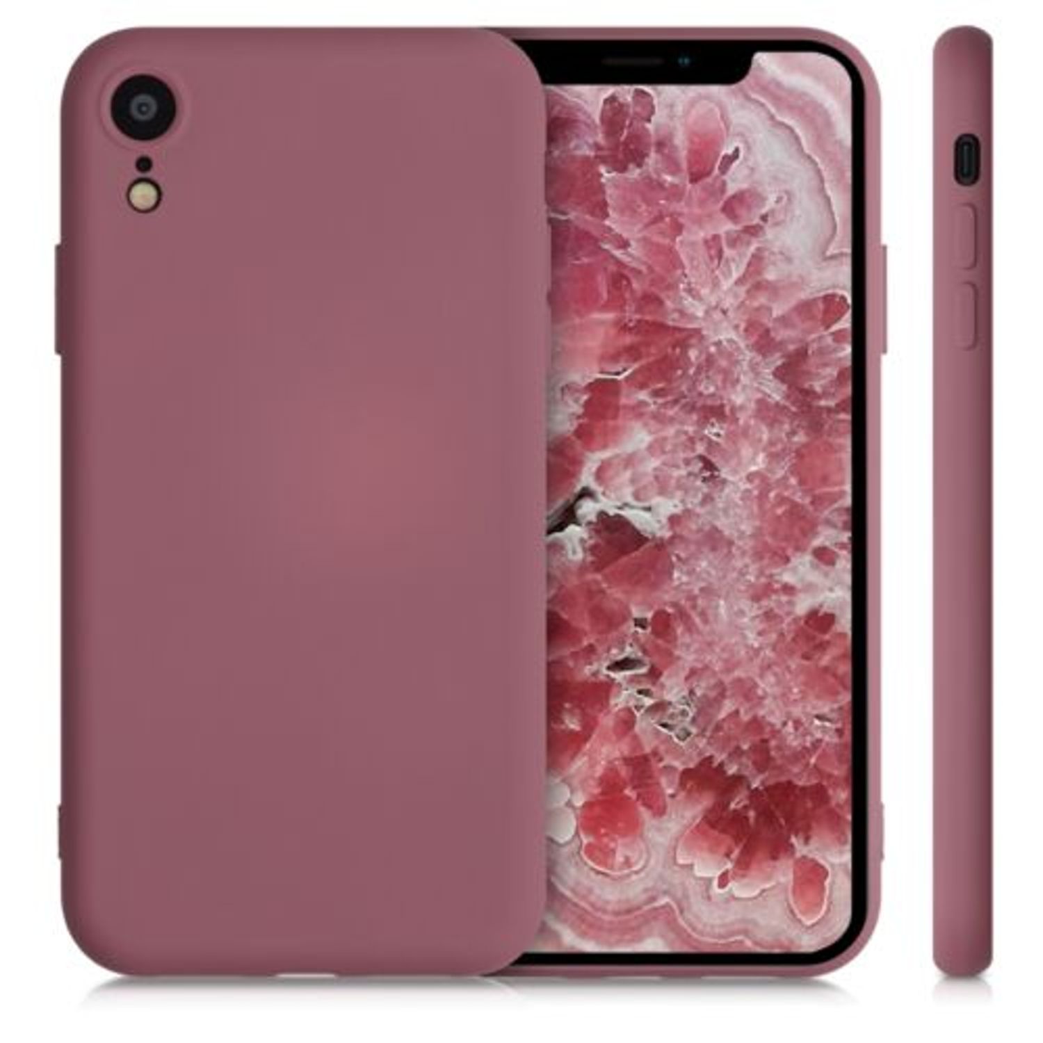 Husa pentru Apple iPhone XR, Silicon, Roz, 49983.167 fotografia produsului View 2 L