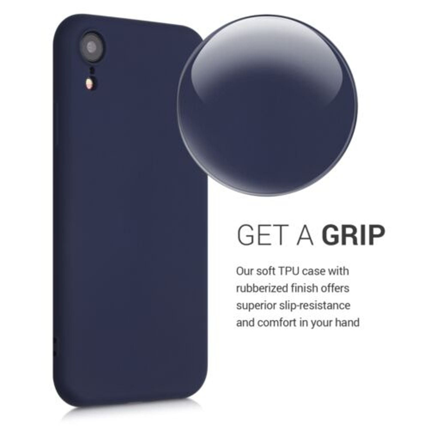 Husa pentru Apple iPhone XR, Silicon, Albastru, 49983.17 fotografia produsului View 4 L