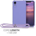 Husa pentru iPhone XR, Silicon, Mov, 49917.108 fotografia produsului View 5 S