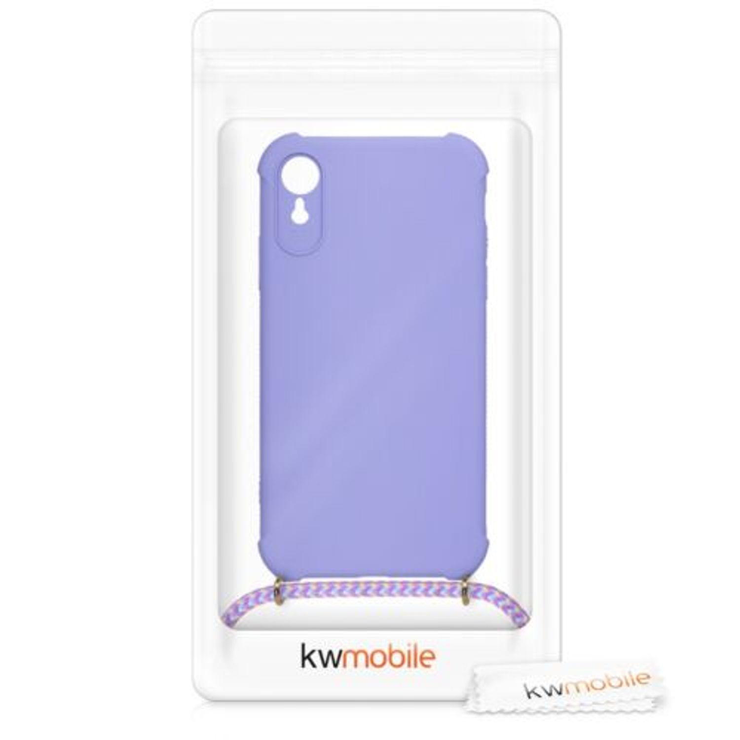 Husa pentru iPhone XR, Silicon, Mov, 49917.108 fotografia produsului View 8 L