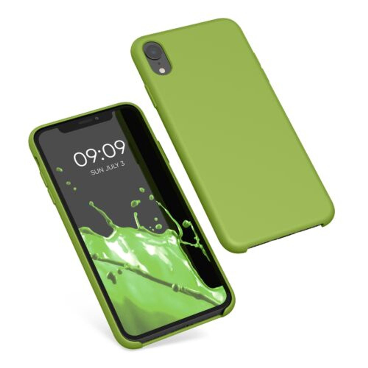 Husa pentru iPhone XR, Silicon, Verde, 45910.220 fotografia produsului View 2 L