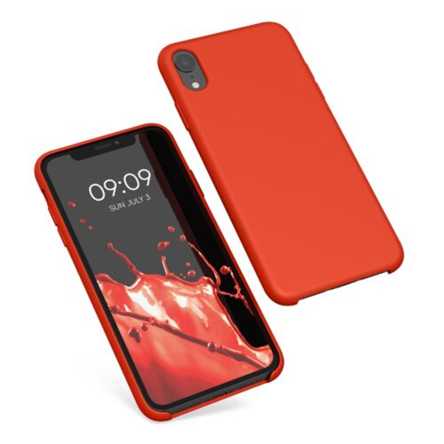 Husa pentru iPhone XR, Silicon, Portocaliu, 45910.164 fotografia produsului View 2 L