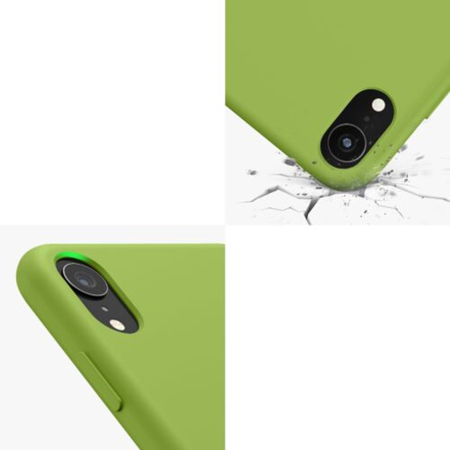 Husa pentru iPhone XR, Silicon, Verde, 45910.220 fotografia produsului View 9 L