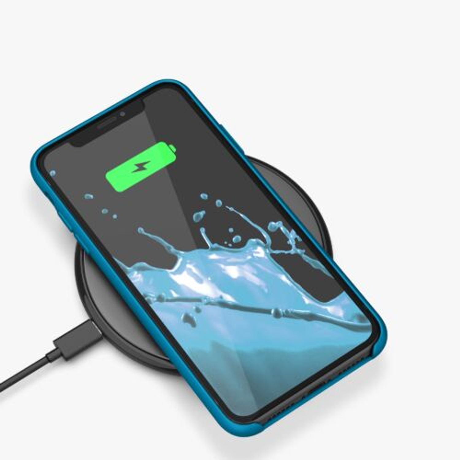 Husa pentru iPhone XR, Silicon, Albastru, 45910.224 fotografia produsului View 11 L