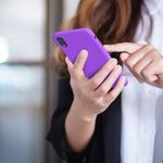 Husa pentru iPhone XR, Silicon, Mov, 45910.221 fotografia produsului View 7 S