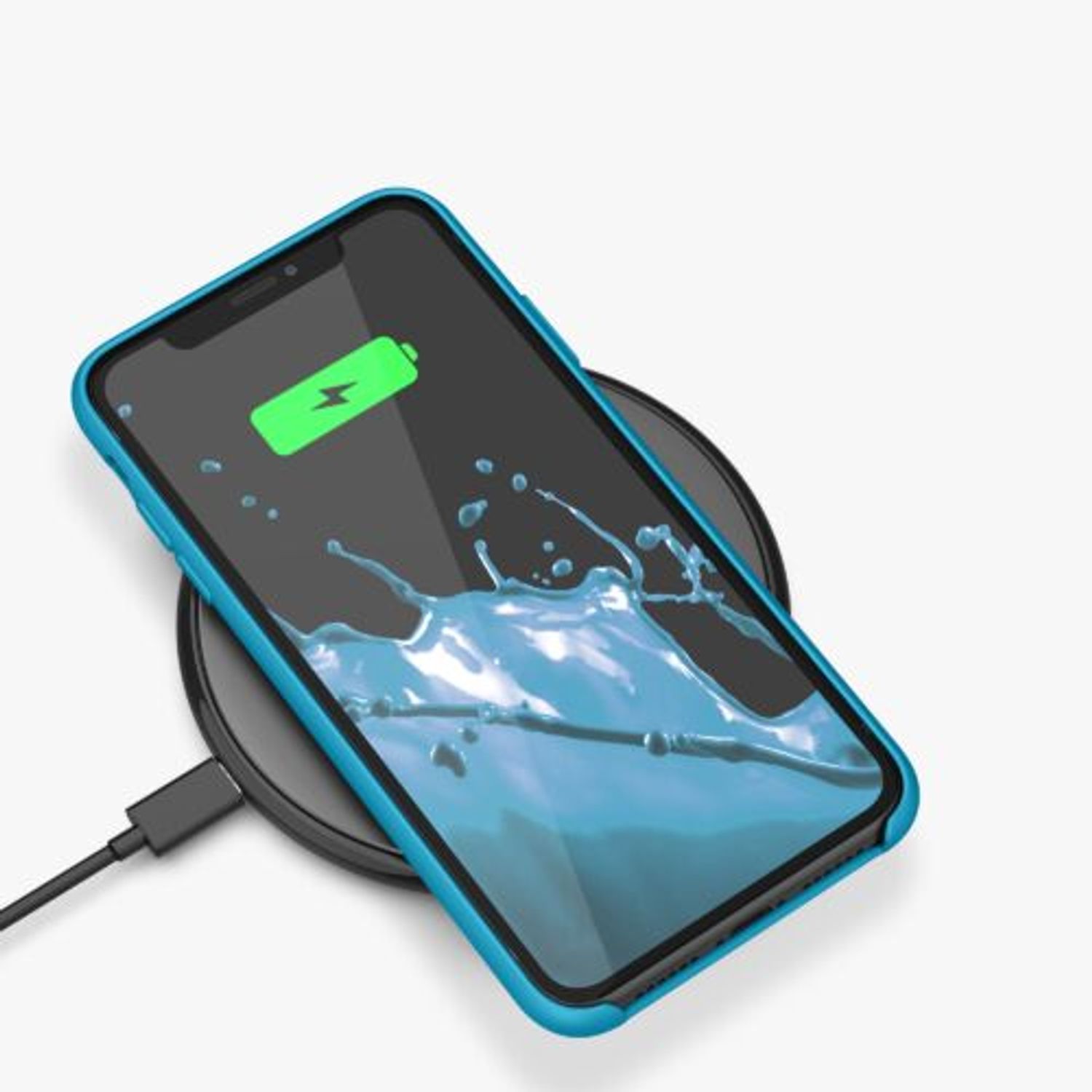 Husa pentru iPhone XR, Silicon, Albastru, 45910.223 fotografia produsului View 11 L