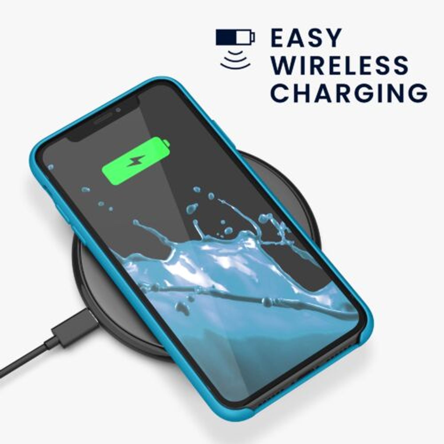 Husa pentru iPhone XR, Silicon, Albastru, 45910.223 fotografia produsului View 7 L