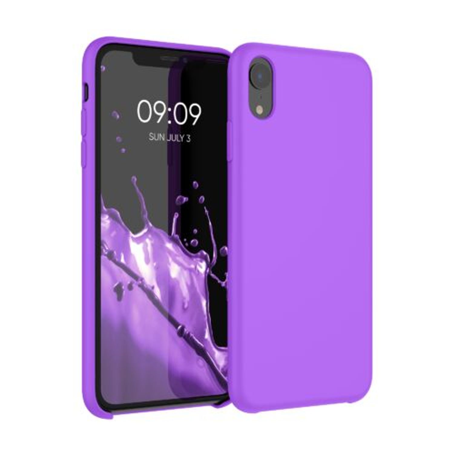 Husa pentru iPhone XR, Silicon, Mov, 45910.221 fotografia produsului