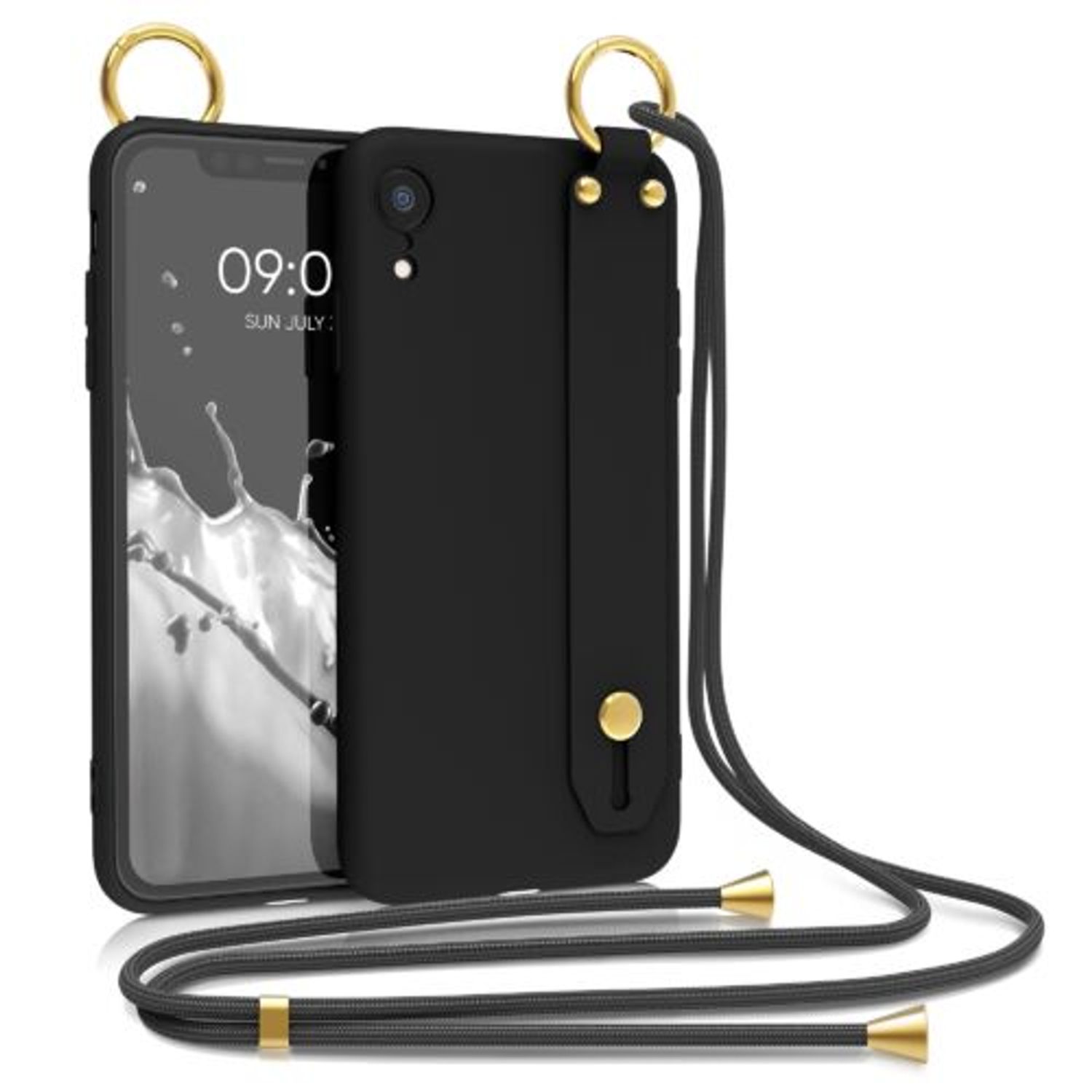 Husa pentru iPhone XR, Silicon, Negru, 55106.01 fotografia produsului