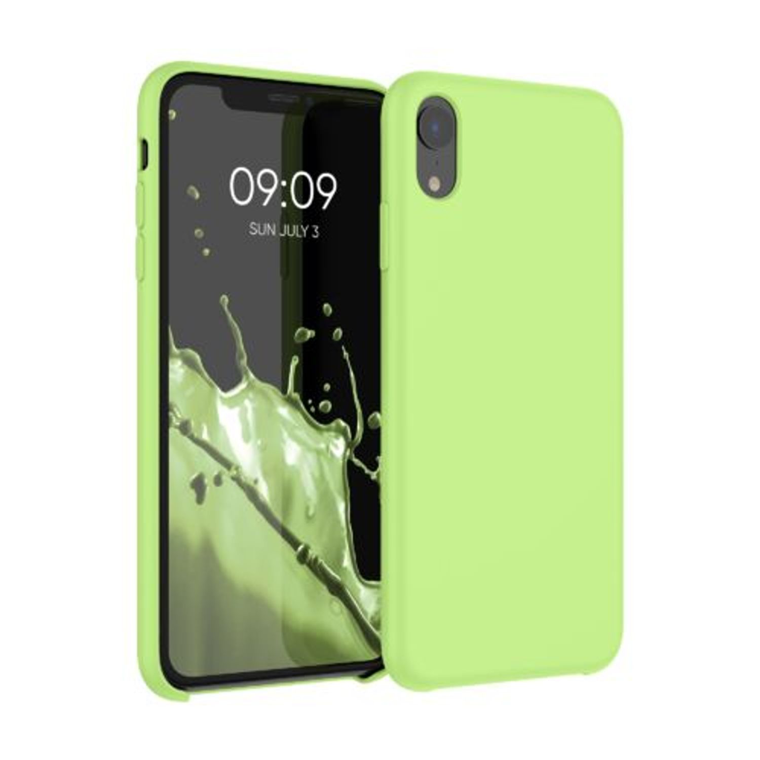 Husa pentru Apple iPhone XR, Silicon, Verde, 45910.214 fotografia produsului