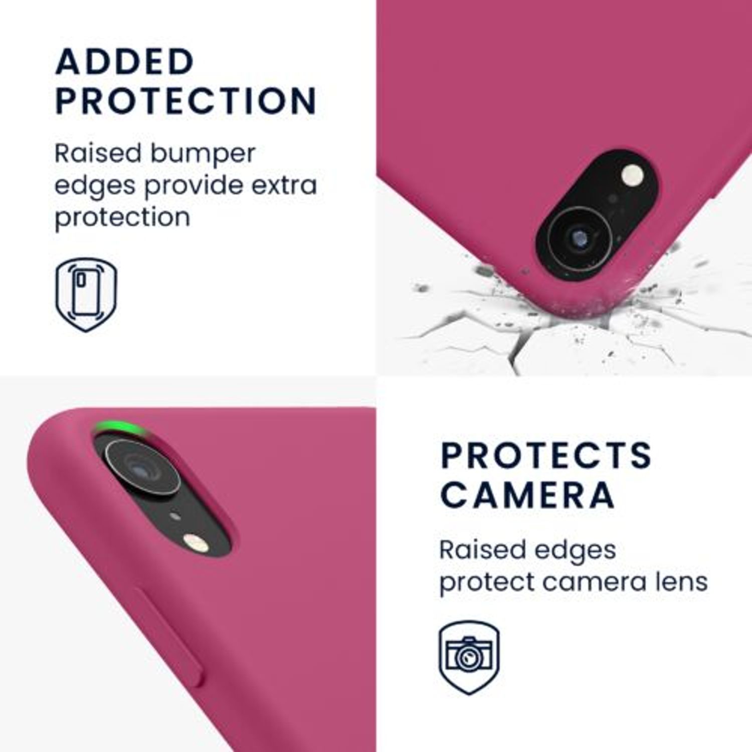 Husa pentru Apple iPhone XR, Silicon, Roz, 45910.213 fotografia produsului View 8 L