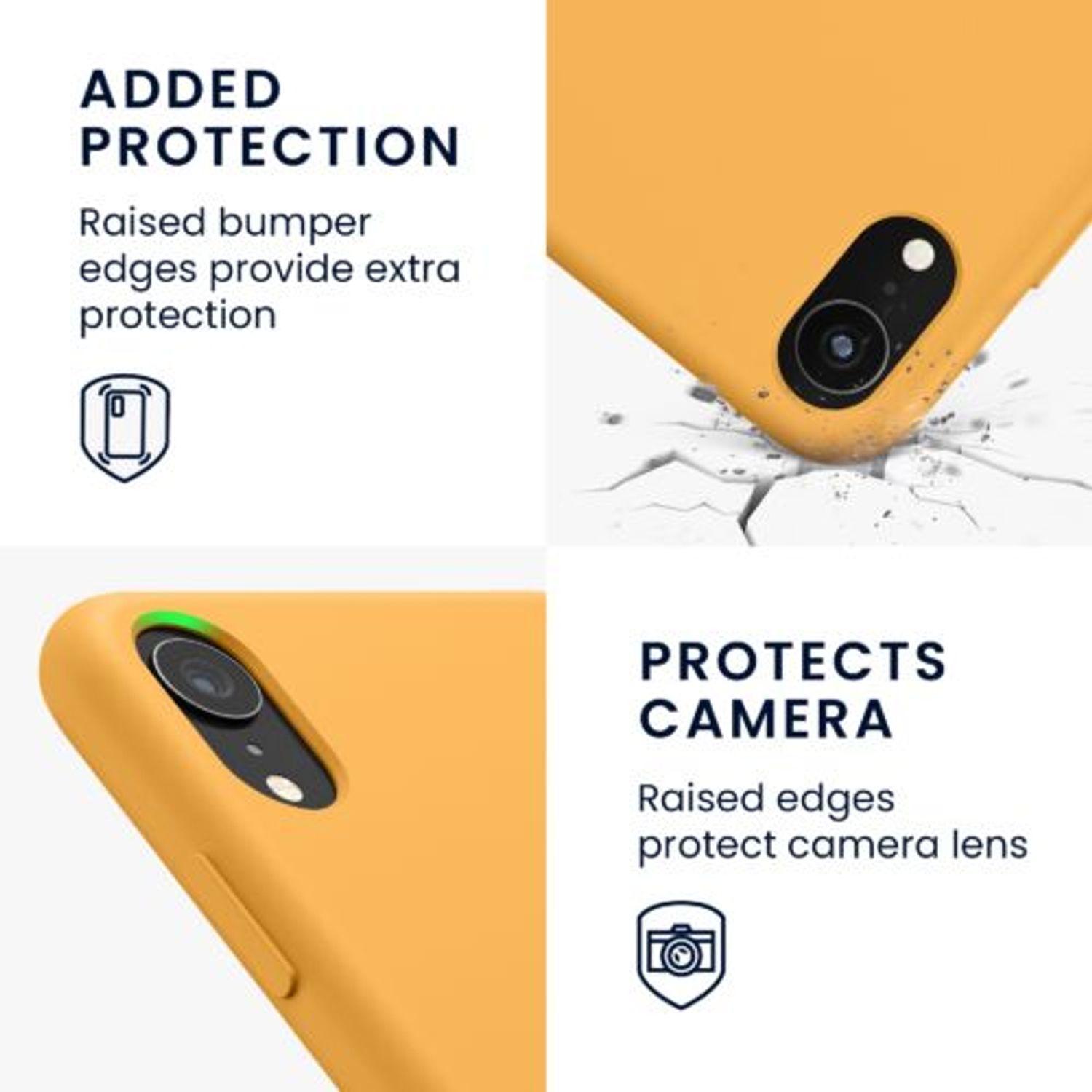 Husa pentru Apple iPhone XR, Silicon, Galben, 45910.217 fotografia produsului View 5 L