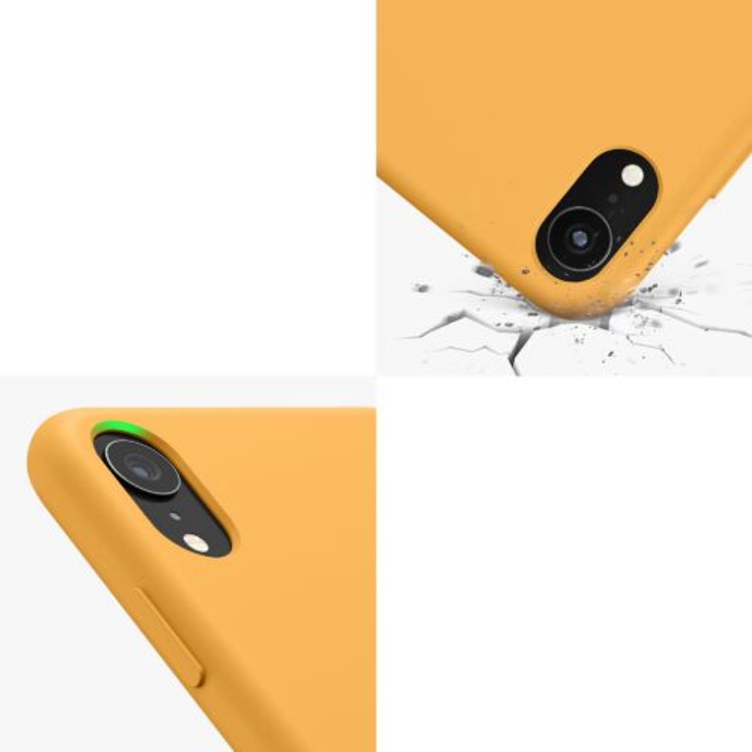 Husa pentru Apple iPhone XR, Silicon, Galben, 45910.217 fotografia produsului View 11 L