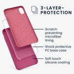 Husa pentru Apple iPhone XR, Silicon, Roz, 45910.213 fotografia produsului View 11 S