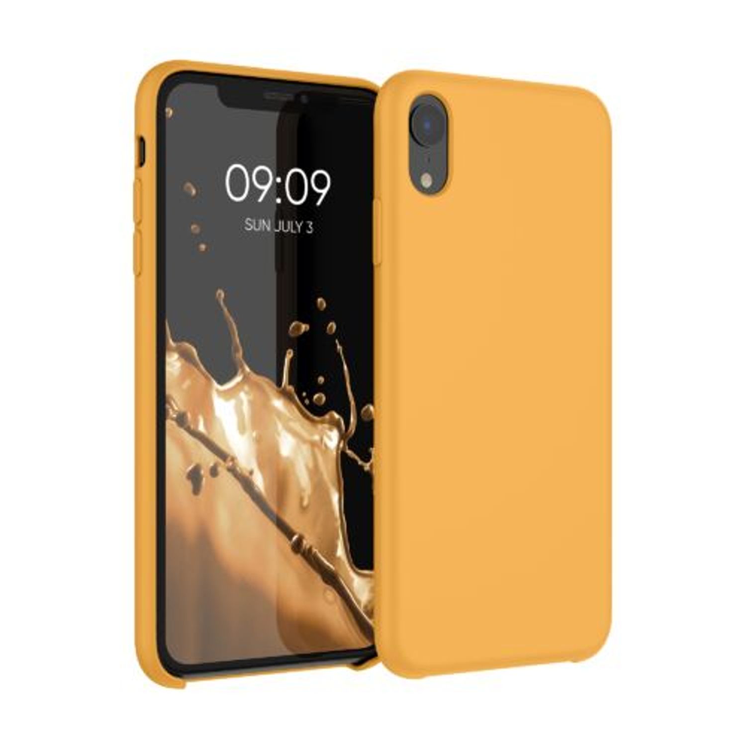 Husa pentru Apple iPhone XR, Silicon, Galben, 45910.217 fotografia produsului