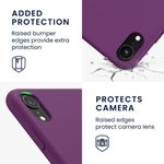 Husa pentru Apple iPhone XR, Silicon, Violet, 45910.187 fotografia produsului View 6 S