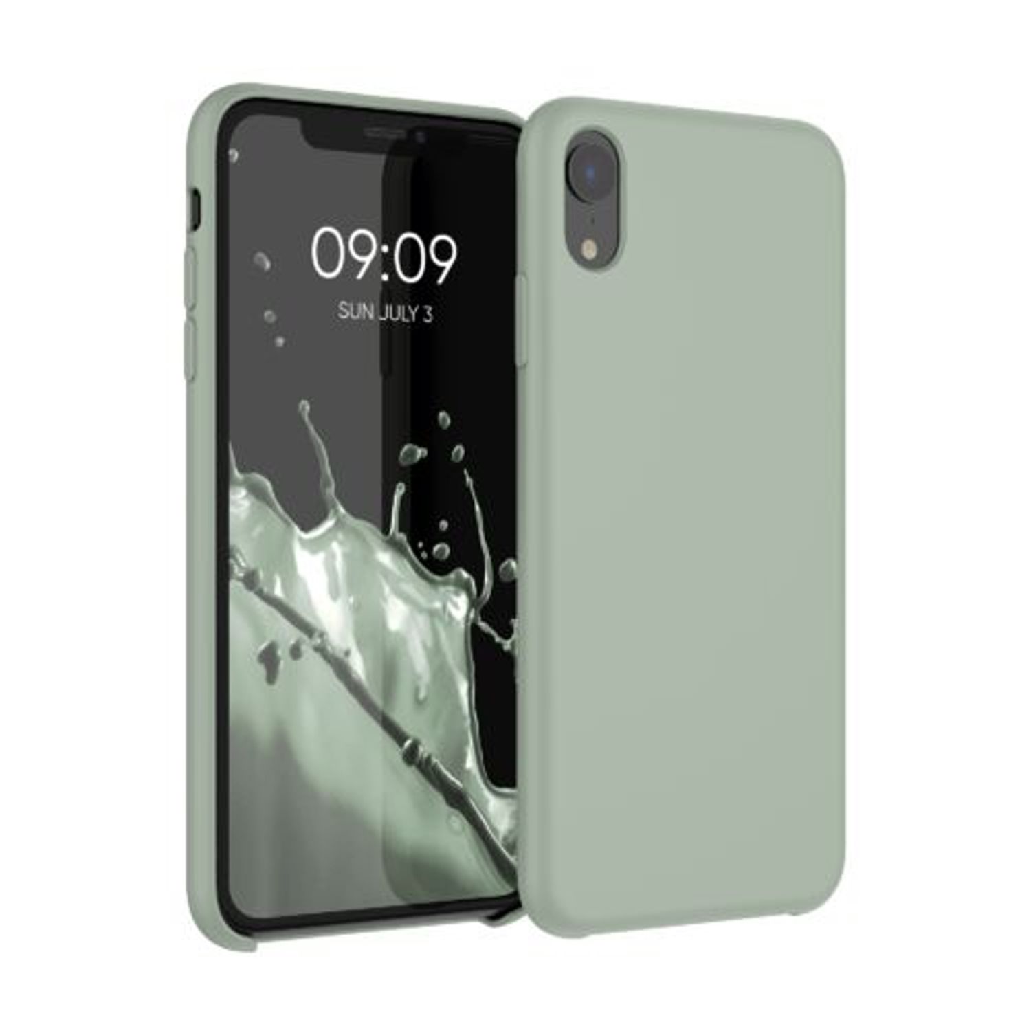 Husa pentru Apple iPhone XR, Silicon, Verde, 45910.172 fotografia produsului