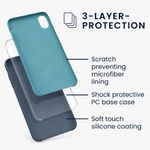 Husa pentru Apple iPhone XR, Silicon, Albastru, 45910.202 fotografia produsului View 6 S