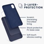 Husa pentru Apple iPhone XR, Silicon, Albastru, 45910.53 fotografia produsului View 3 S