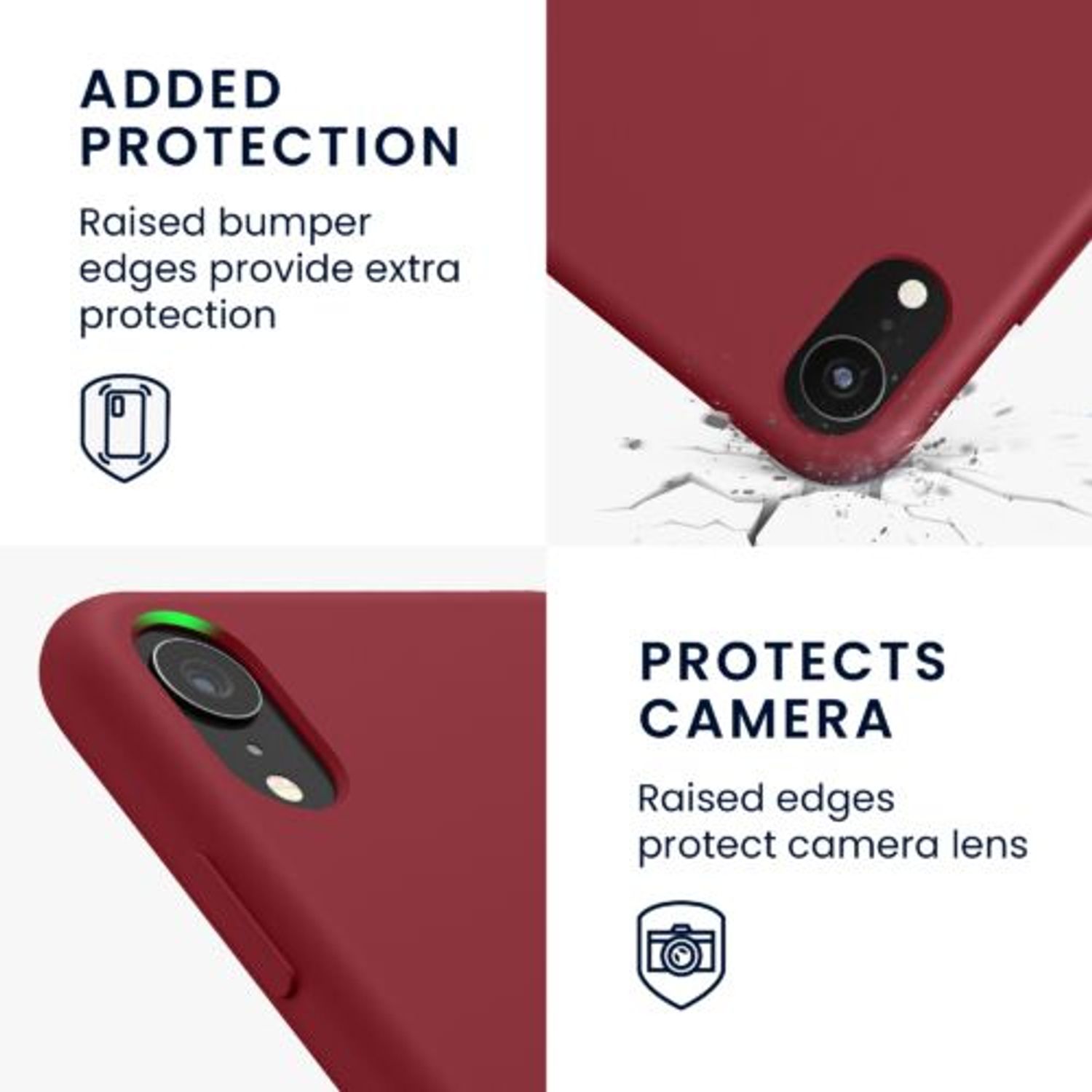 Husa pentru Apple iPhone XR, Silicon, Rosu, 45910.20 fotografia produsului View 4 L