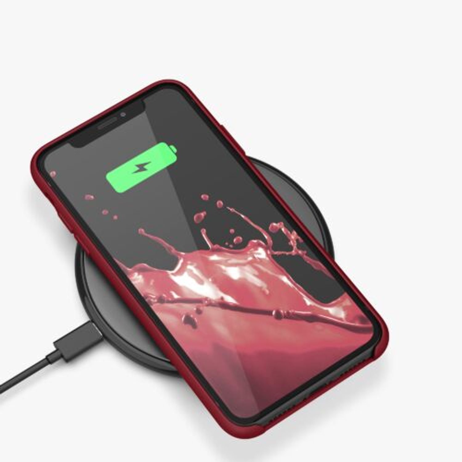 Husa pentru Apple iPhone XR, Silicon, Rosu, 45910.20 fotografia produsului View 8 L