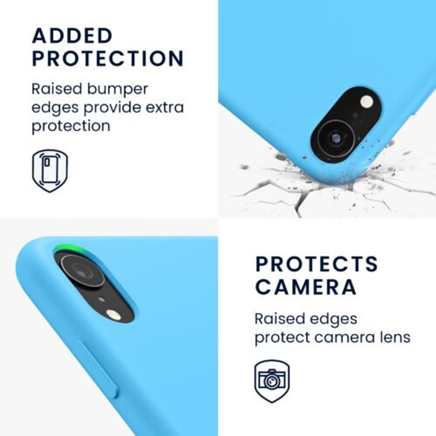 Husa pentru Apple iPhone XR, Silicon, Albastru, 45910.23 fotografia produsului View 3 L