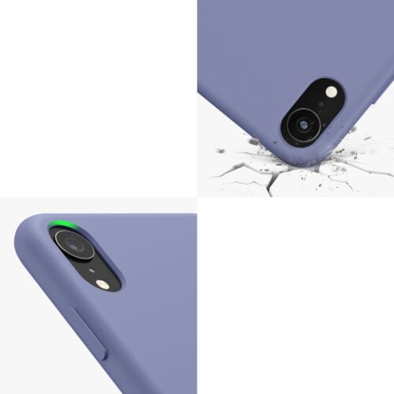 Husa pentru Apple iPhone XR, Silicon, Mov, 45910.130 fotografia produsului View 9 L
