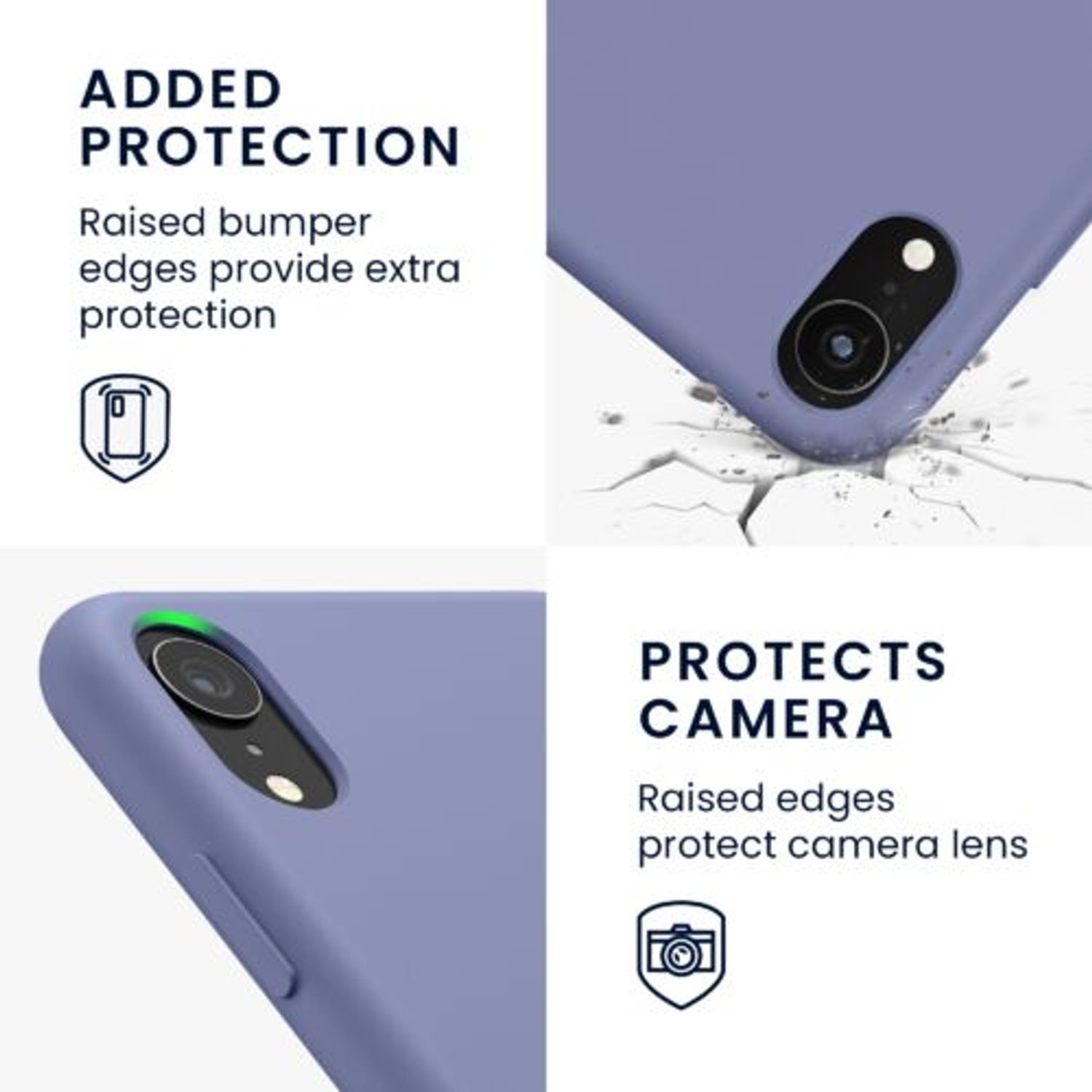 Husa pentru Apple iPhone XR, Silicon, Mov, 45910.130 fotografia produsului View 4 L