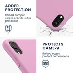 Husa pentru Apple iPhone XR, Silicon, Roz, 45910.151 fotografia produsului View 3 S