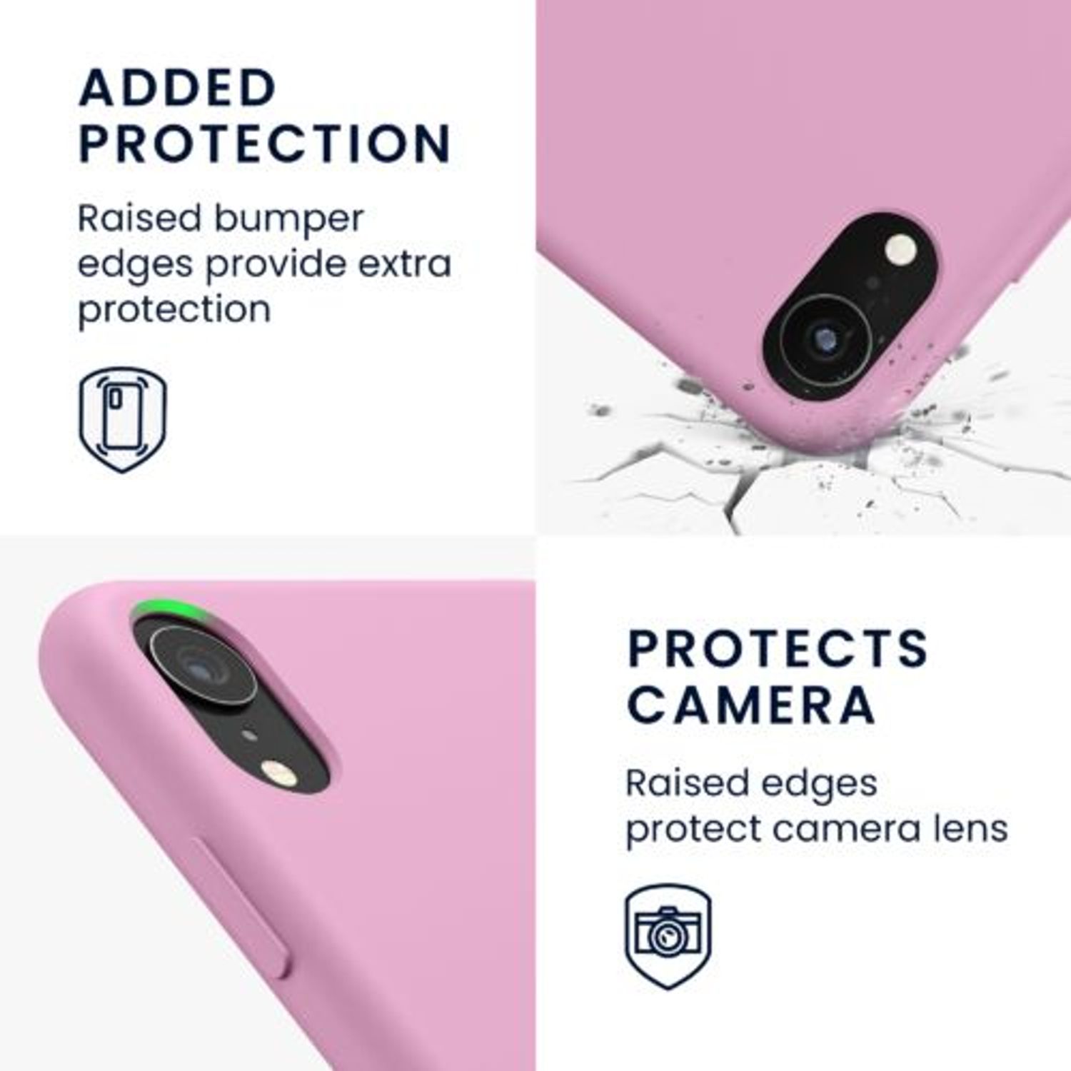 Husa pentru Apple iPhone XR, Silicon, Roz, 45910.151 fotografia produsului View 3 L