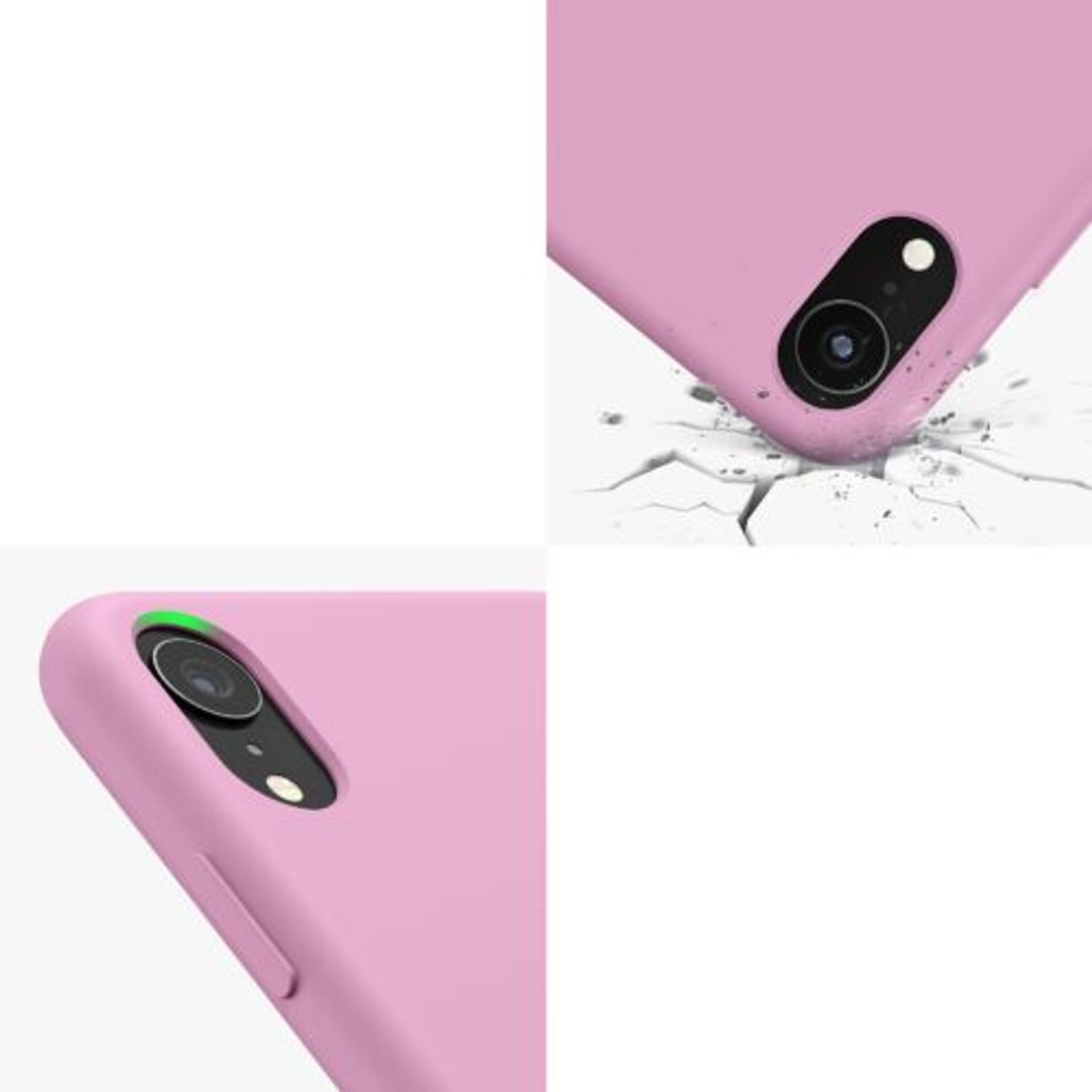 Husa pentru Apple iPhone XR, Silicon, Roz, 45910.151 fotografia produsului View 11 L