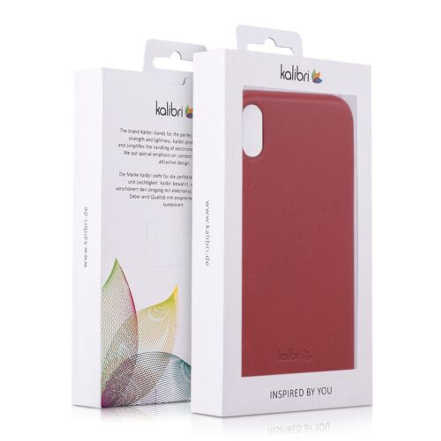 Husa pentru Apple iPhone XR, Piele naturala, Rosu, 45955.09 fotografia produsului View 4 L