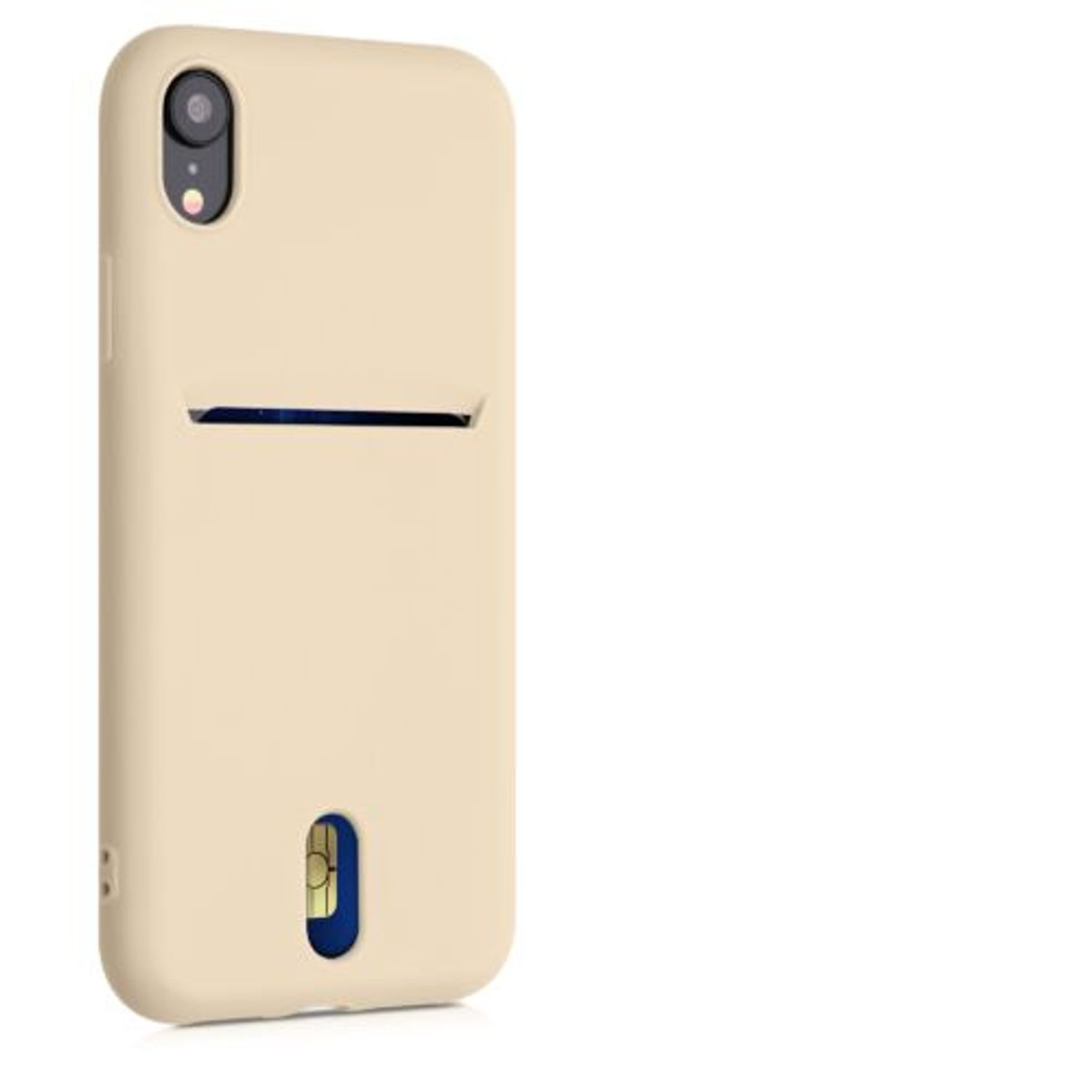 Husa pentru iPhone XR, Silicon, Crem, 49101.154 fotografia produsului View 11 L