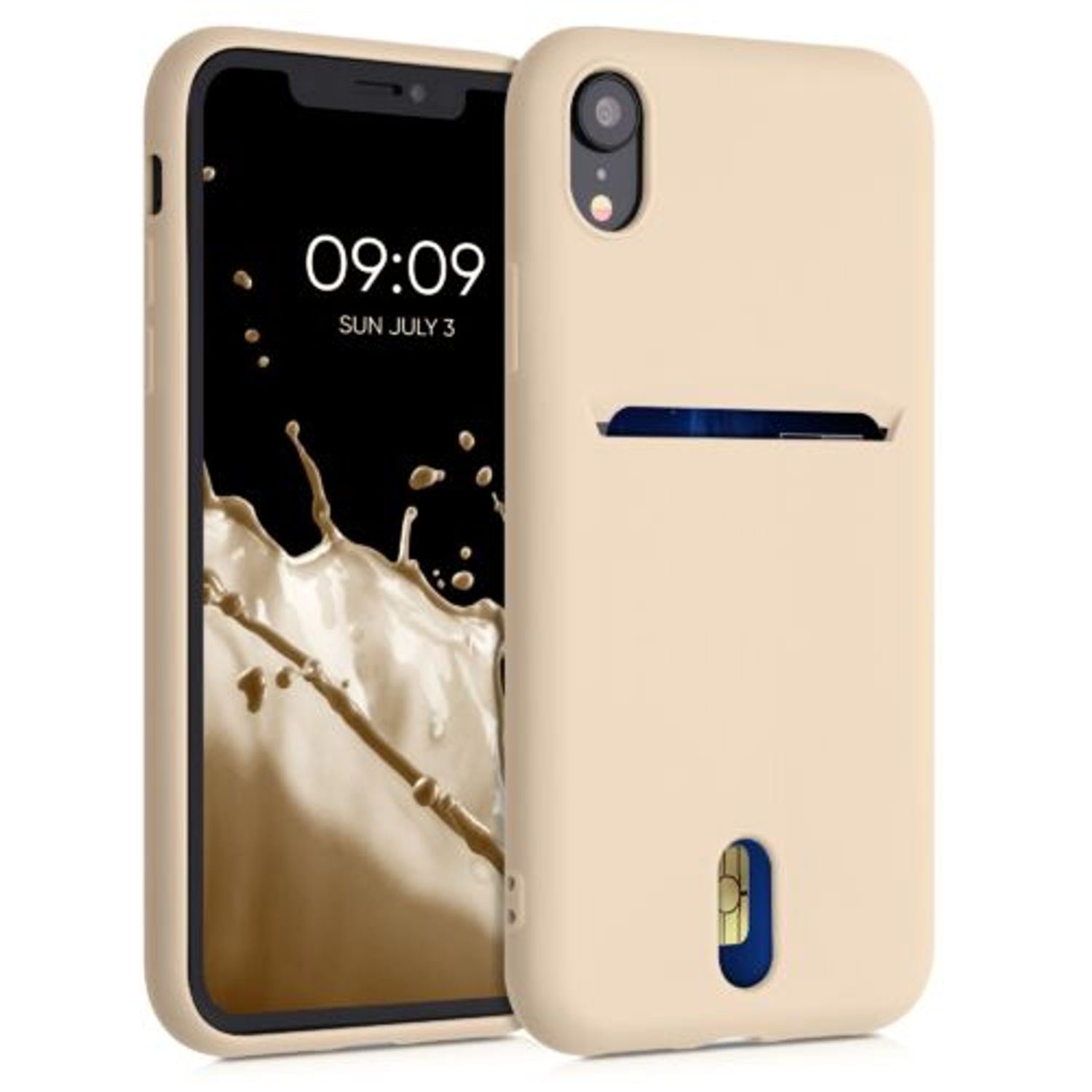 Husa pentru iPhone XR, Silicon, Crem, 49101.154 fotografia produsului View 18 L