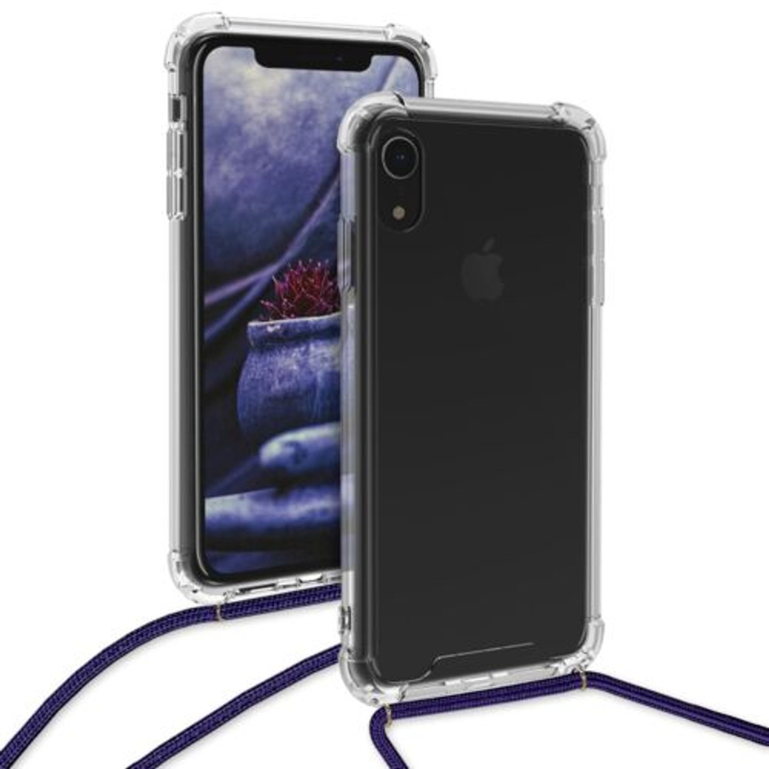 Husa pentru Apple iPhone XR, Silicon, Transparent, 47249.04 fotografia produsului View 5 L