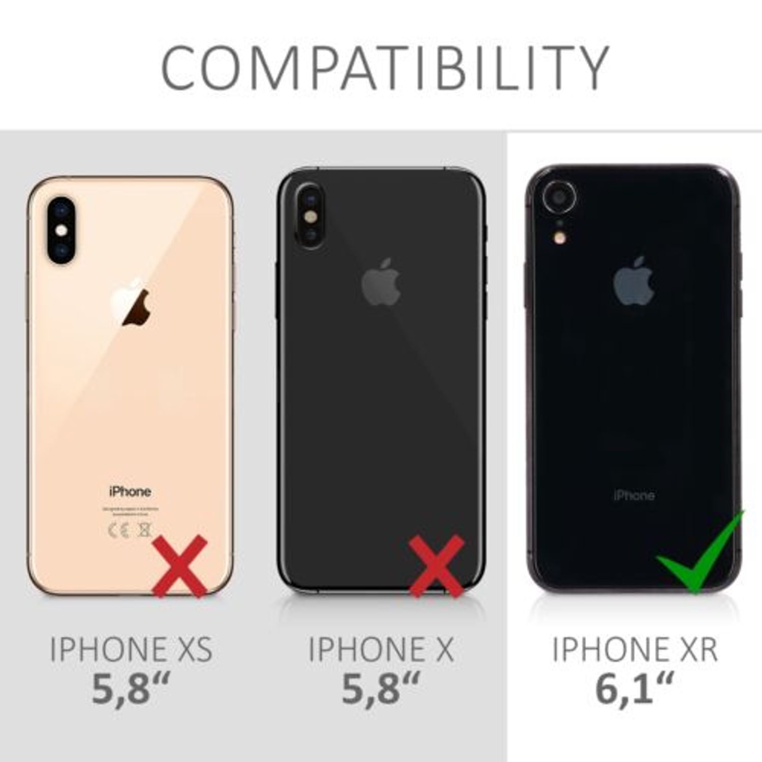 Husa pentru Apple iPhone XR, Silicon, Transparent, 47249.04 fotografia produsului View 6 L