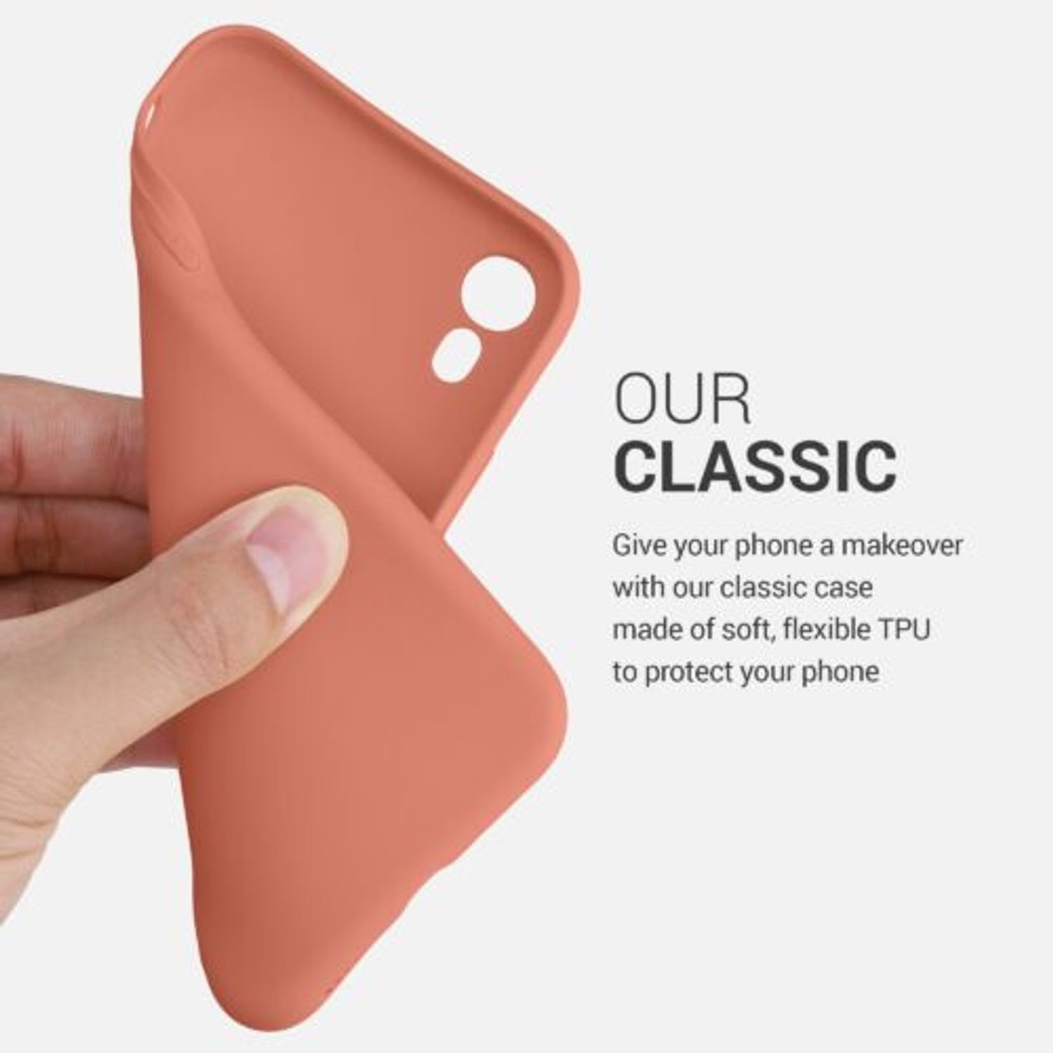 Husa pentru iPhone XR, Silicon, Rose Gold, 45907.215 fotografia produsului View 4 L