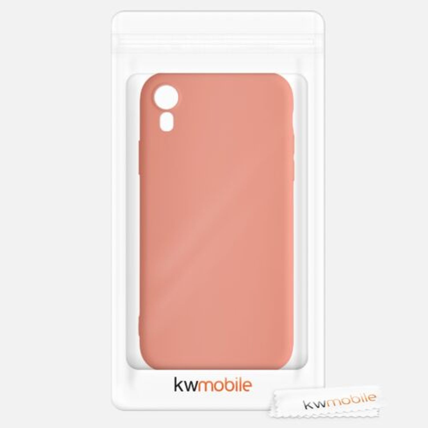Husa pentru iPhone XR, Silicon, Rose Gold, 45907.215 fotografia produsului View 7 L