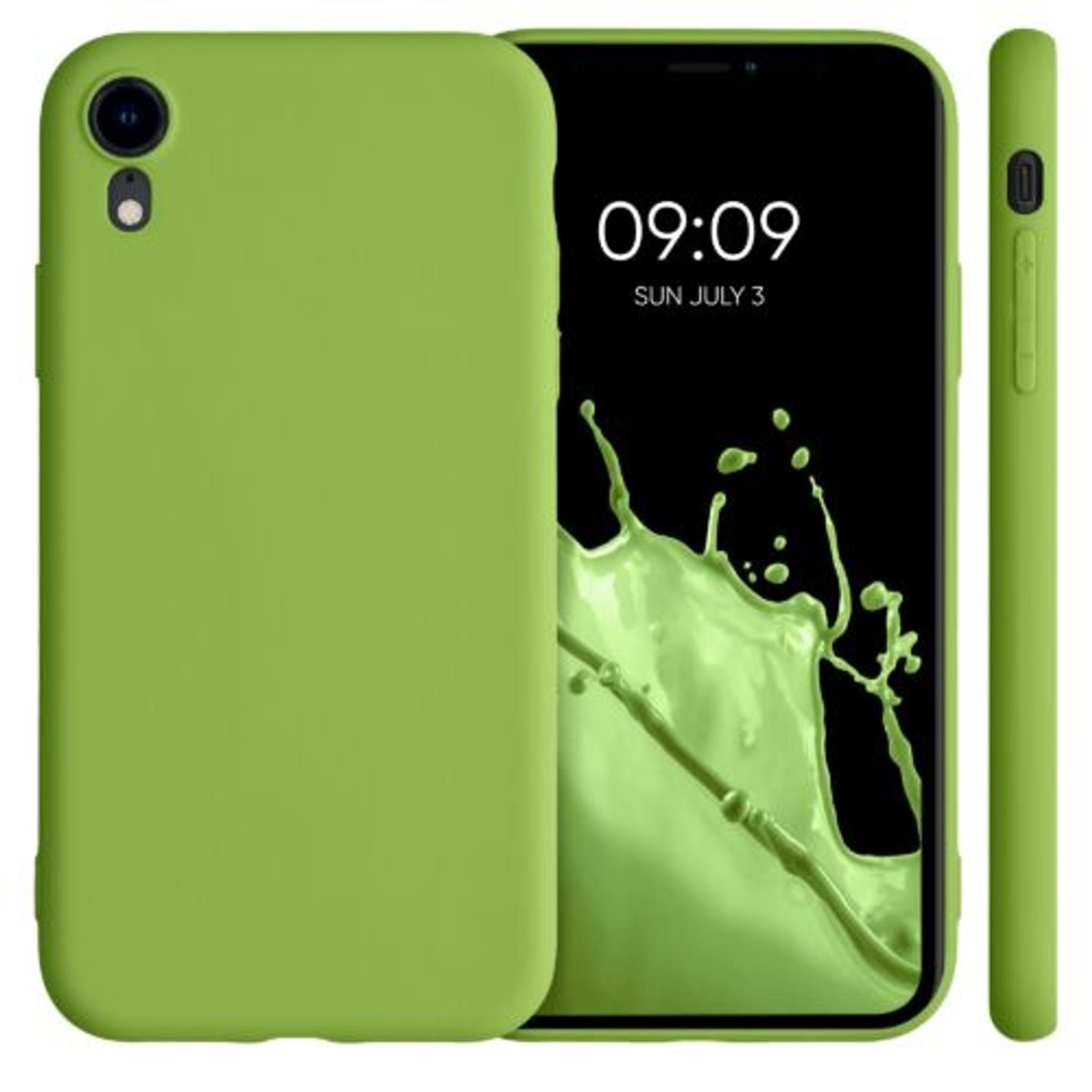 Husa pentru iPhone XR, Silicon, Verde, 45907.220 fotografia produsului View 2 L