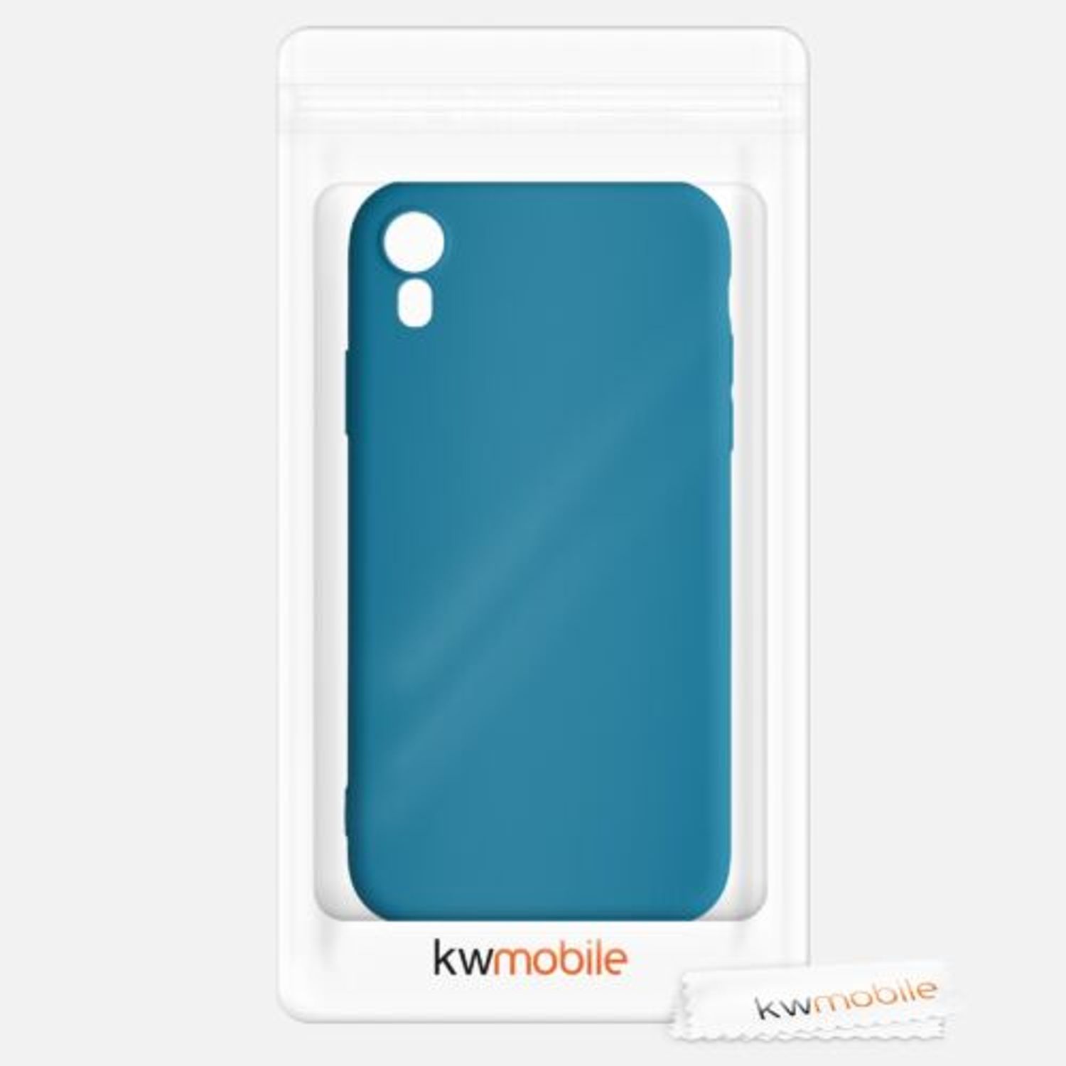 Husa pentru iPhone XR, Silicon, Albastru, 45907.224 fotografia produsului View 7 L