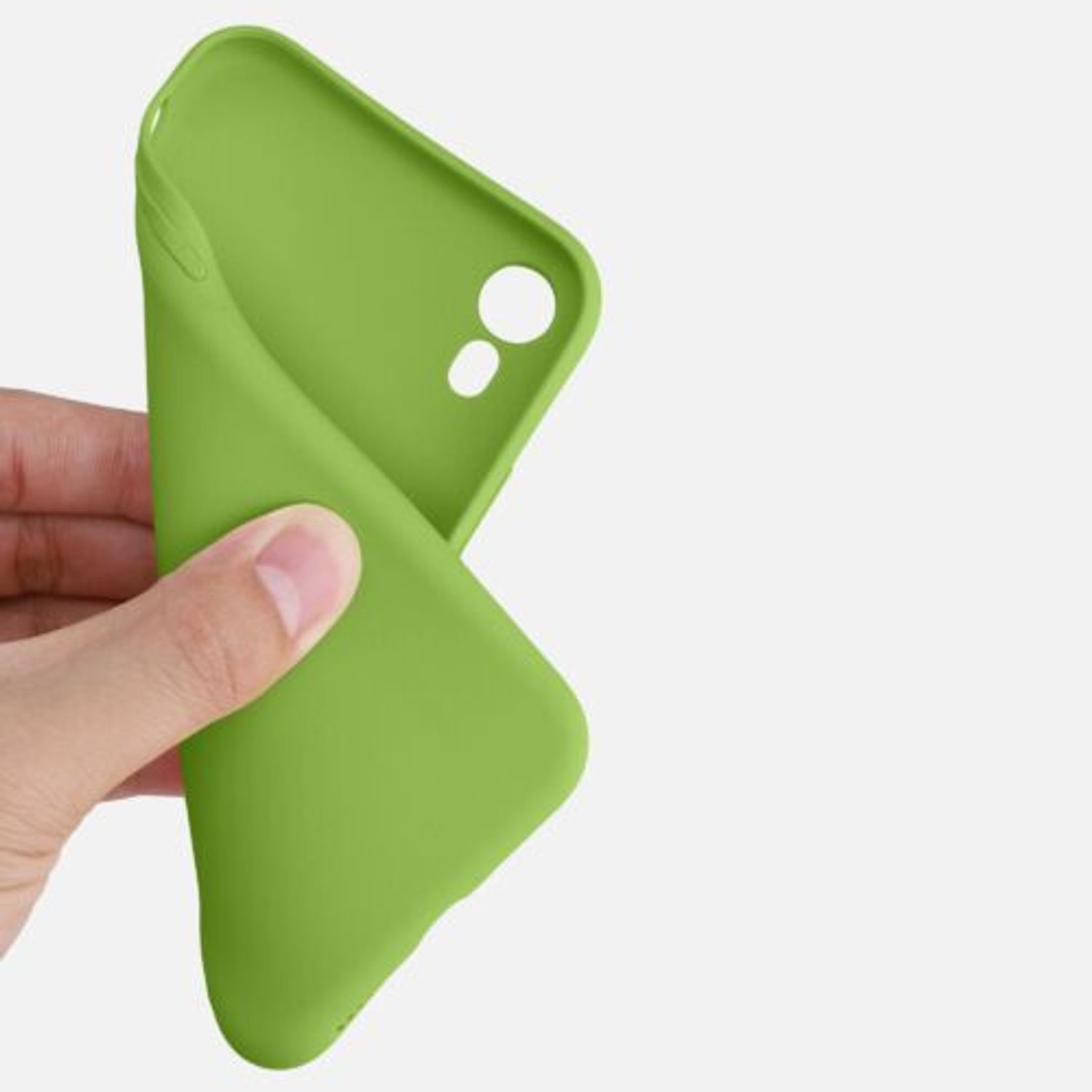 Husa pentru iPhone XR, Silicon, Verde, 45907.220 fotografia produsului View 8 L