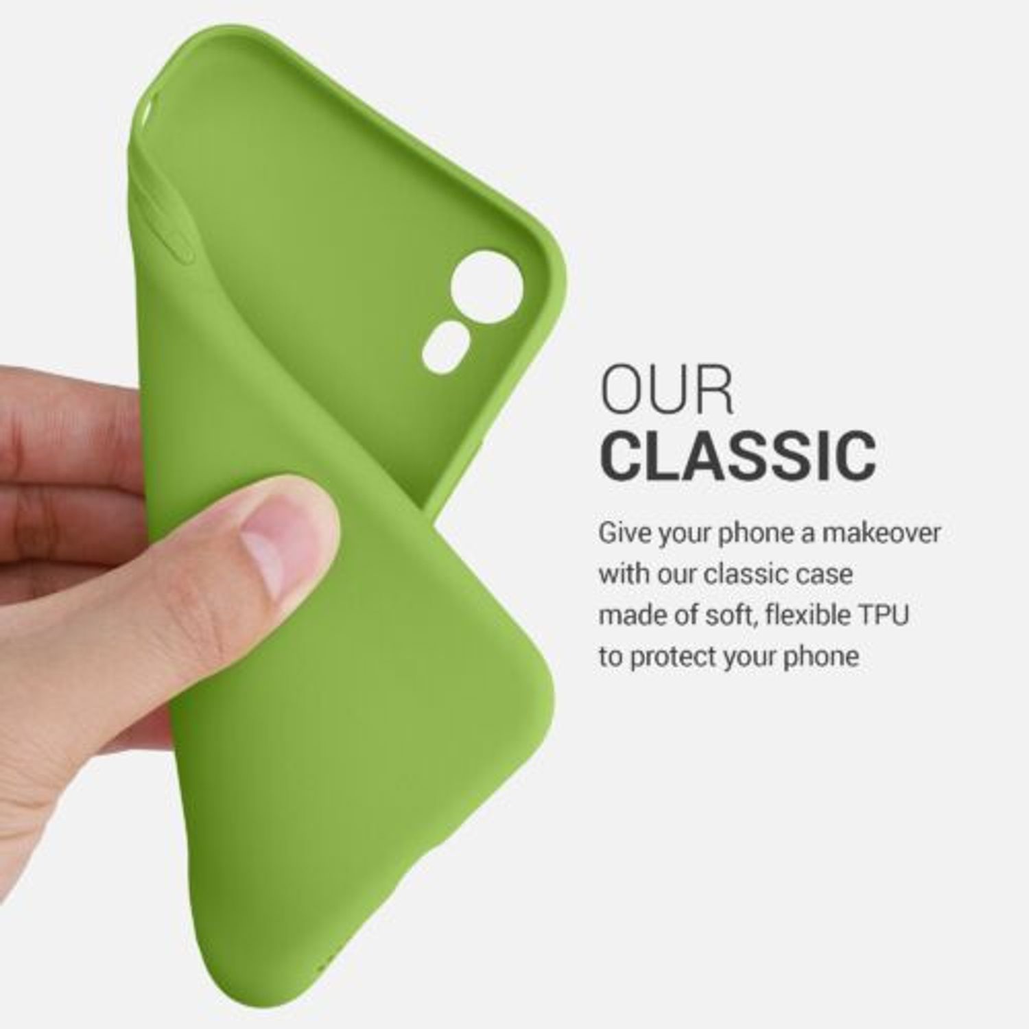 Husa pentru iPhone XR, Silicon, Verde, 45907.220 fotografia produsului View 4 L