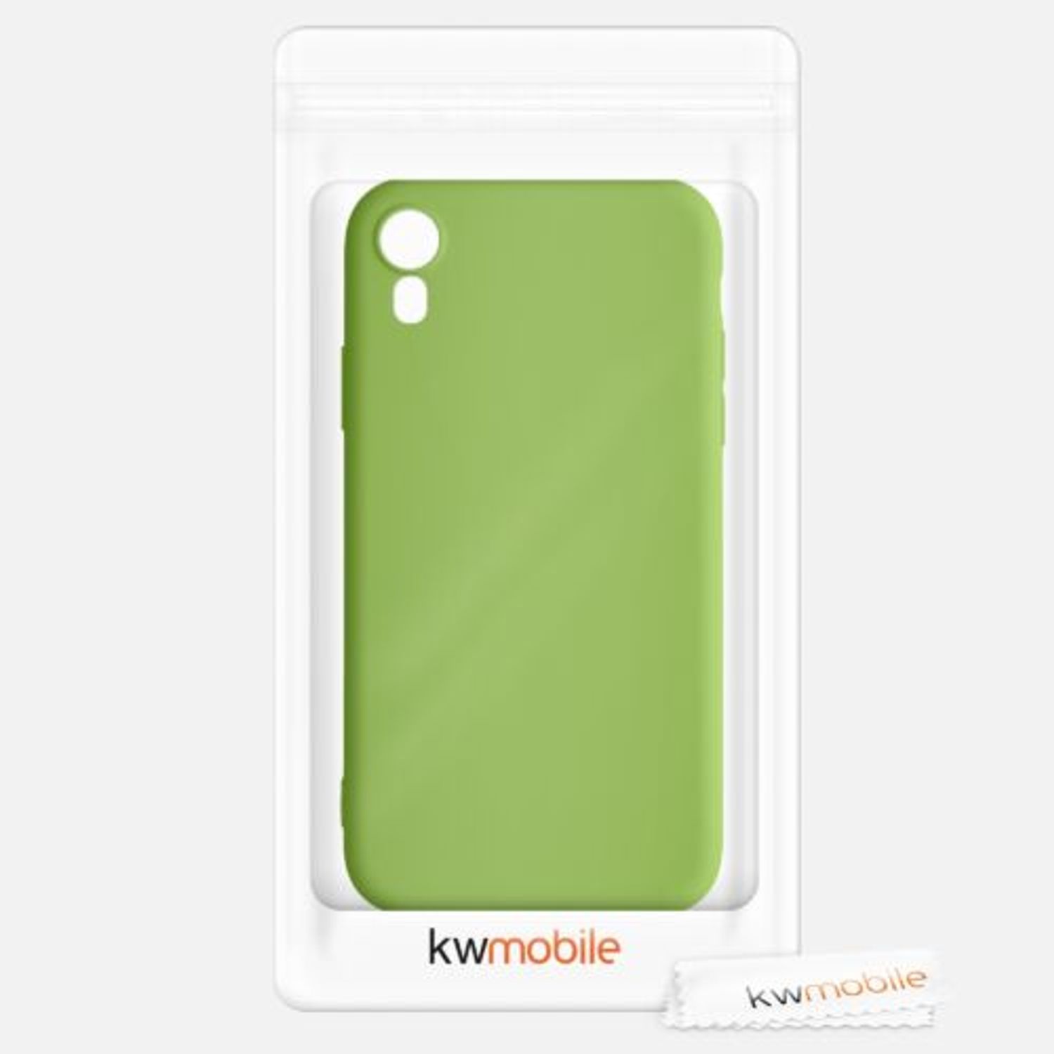 Husa pentru iPhone XR, Silicon, Verde, 45907.220 fotografia produsului View 7 L