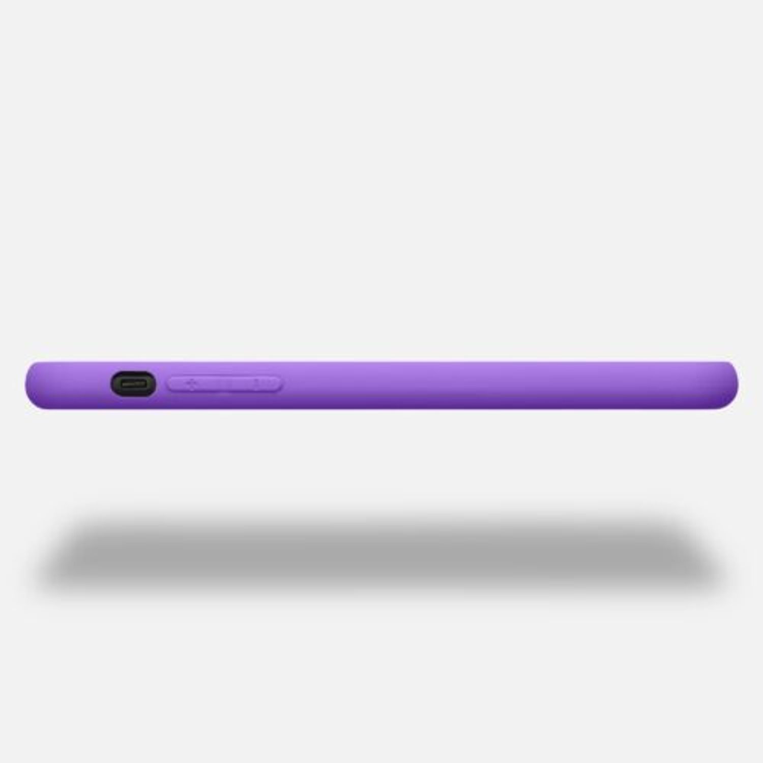 Husa pentru iPhone XR, Silicon, Mov, 45907.221 fotografia produsului View 3 L