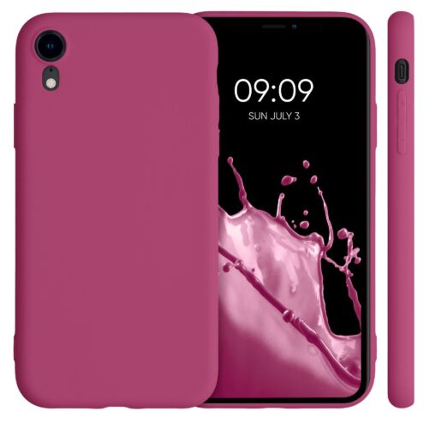 Husa pentru iPhone XR, Silicon, Roz, 45907.213 fotografia produsului View 2 L